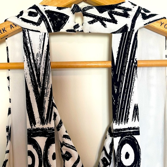 CATO black and white jumpsuit size 8 NWT - Picture 7 of 8